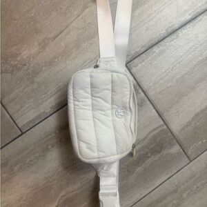 lululemon athletica White Quilted Crossbody Pouch
